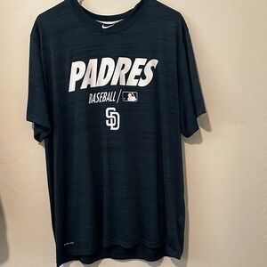 San Diego Padres Nike Navy Blue Padres Short Sleeve Tee